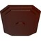 Ekena Millwork Felix Ceiling Medallion, Hand-Painted Brushed Mahogany, 25 1/4"W x 17 1/4"H x 1 3/4"P CM25FEBMF - alternate 4